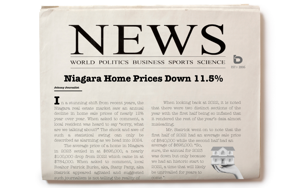 Newspaper Headlines : Prices Down!